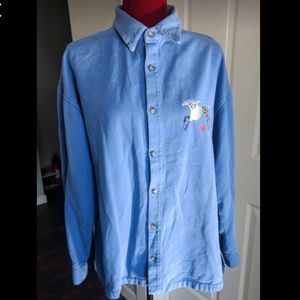 🐎☀️Vintage WEK Native Design Button Down Shirt